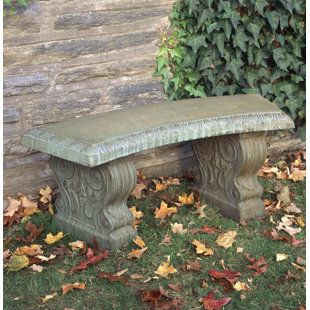 Semi Circle Stone Garden Benches Wayfair